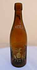 York Brewing Co. Amber Blob Top Bottle,  York, PA- Eagle Barrel Logo picture