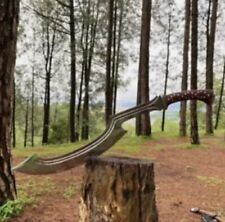 Custom Handmade Carbon Steel Khopesh Sword Hunting Camping Sword Survival Sword picture
