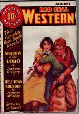 Red Seal Western Aug 1935 First Issue -- Johnston MCCulley, Jackson Gregory picture