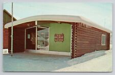 Post Office at Fraser Colorado 1960, Winter Snow Chrome Postcard 23 picture