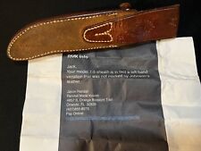 Randall 7-5 Knife SHEATH -Left Hand Variation -Antique/Old JOHNSON ROUGH BACK picture