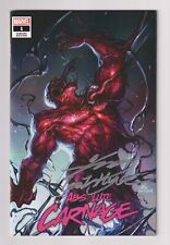 Absolute Carnage #1 InHyuk Lee Trade Variant Fan Expo Exclusive Signed w/ COA picture