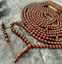 1000 beads REAL Kuka Tree Islamic Prayer Tasbih Misbaha Rosary Tasbeeh 6mm LONG picture