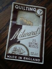 Milwards Needles Vintage 7 Needles Made In England quilting picture