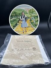 Vtg Wizard Of Oz “Over the Rainbow” | Dorothy | Collectors Plate by J. Auckland picture