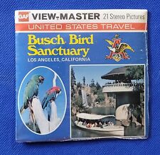 Sealed Rare gaf H67 Busch Bird Sanctuary Los Angeles CA view-master Reels Packet picture