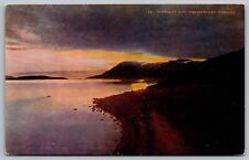 Hammerfest Norway Midnight Sun Scenic Coastal Landscape DB UNP Postcard picture