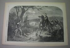 1862 Civil War print by THOMAS NAST - George McCLELLAN & Army of the Potomac picture