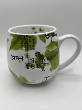 Konitz Germany Tea Leaf Collage Mug Asian Style Tea Mug 14 Oz picture
