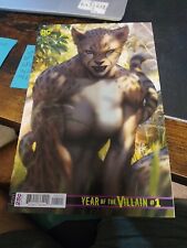 DC Year Of The Villain Special #1 Cheetah ArtGerm Variant (1:100) NEW BAG/BOARD picture