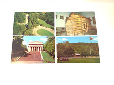 Abraham Lincoln Historic Kentucky Sites Postcards-Lot of 4 Unused picture