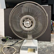 VTG. 3 SPEED CATALINA  12'' Oscillating Fan GREY Color Blade picture