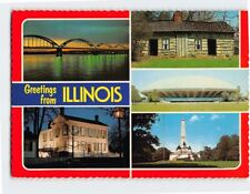 Postcard Greetings from Illinois USA North America picture