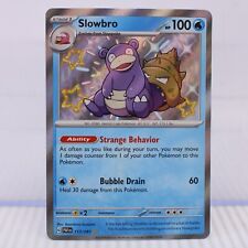 A7 Pokémon Card TCG Scarlet and Violet: Paldean Fates Slowbro Shiny Rare 117/091 picture