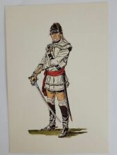 Revolutionary War Officer 1778 Baylor's Dragoons Postcard 6X4 Unposted picture