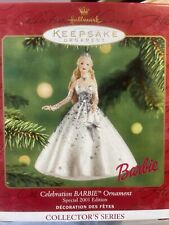 Hallmark Keepsake Ornament Celebration Barbie Special 2001 Edition Christmas picture