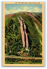 c1920s Devil's Slide in Mountain View Weber Canyon, Utah UT Posted Postcard picture