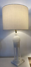 Vintage Neoclassical Alabaster & Marble Arched Table Lamp Safran & Glucksman picture