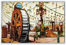 c1910 Waterwheel Fontana National Orange Show San Bernardino California Postcard picture