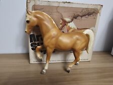 Vintage Breyer Palomino Stallion #4 Traditional Horse Original Box Front W/ Dmg picture