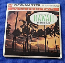 gaf A127 Island of Hawaii The Orchid Island US Travel view-master 3 reels packet picture