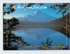 Postcard Mt. Hood from Lost Lake Oregon USA picture