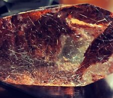 Rutilated  Clear Quartz, incredibly clear, beautiful three-dimensional look picture