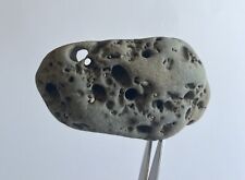 Large Hag Stone Natural Holey Beach Rock 1lb Pounds Adderstone Wiccan Fairy LG8 picture