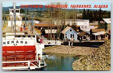 Exposition~Fairbanks Alaska~Centennial Expo~Steamer Nenana~Vintage Postcard picture