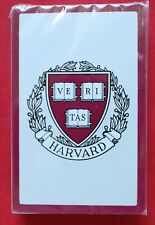 VINTAGE HARVARD UNIVERSITY PLAYING CARDS, NEW SEALED picture