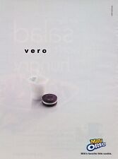 OREO MINI 2007 ad print cookies advert KRAFT FOODS vtg clipping MILK single cup picture