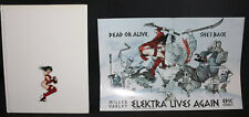 Elektra Lives Again Hardcover w Poster 1990 Signed #1003 / 2500 by Frank Miller picture