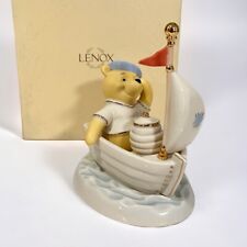 Lenox Disney Showcase Winnie The Pooh A Sweet Journey Figurine Sailboat With Box picture