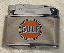 Vintage Gulf Oil Lighter Smith Oil Service Automobile New In Box W/Guarantee picture