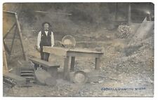 Diamond Mines At Oroville California, Antique RPPC Photo Postcard Great picture