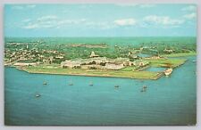Aerial View U.S. Naval Academy Annapolis Maryland Chrome Postcard c1972 picture