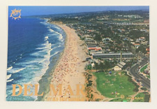 Aerial View of Del Mar California Postcard Unposted picture