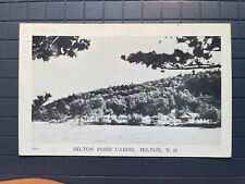 Vintage Postcard 1940-50 Milton Pond Cabins, Milton, New Hampshire picture
