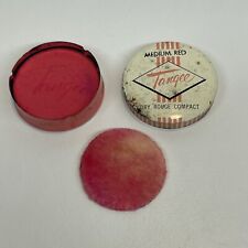 Vtg Tangee Dry Rouge Tin Compact The George W Luft Co New York READ picture