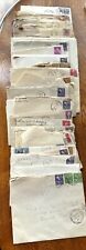❤️ 45 Vintage 1930's -1970's Personal Letters Postage postmarks Ephemera picture