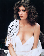 SUSAN SARANDON HAND SIGNED 8x10 COLOR PHOTO      SEXY POSE    TO SCOTT       JSA picture