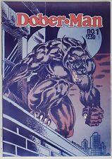 DOBER-MAN 1 Burcham Studio 1989 Doberman Comic Book RARE picture