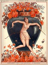 1927 La Vie Parisienne Tanagra Moderne French France Travel Advertisement Poster picture