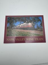 Vintage Napa Valley Train California Postcard picture