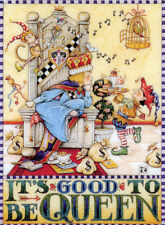 GOOD TO BE QUEEN-Handcrafted Mother's Day Fridge Magnet-W/Mary Engelbreit art   picture