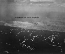 US Landing Craft bring invading Marines to Iwo Jima 8x10 WWII WW2 Photo 403 picture