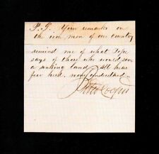 c1870 Peter Cooper - Telegraph Pioneer - Railroad Baron - ALS Note Signed picture