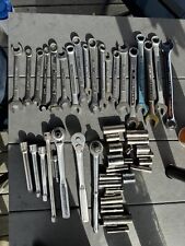 (50) Piece Sears Craftsman Vintage Ugly Lot Ratchets Wrenches Sockets Extensions picture