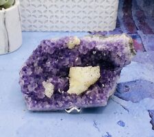 Amethyst & Calcite Formation, Amethyst and Calcite Geode, Raw Calcite, AC7/3, V picture