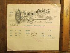 Antique Ephemera Document 1893 Rochester NY National Casket Company picture